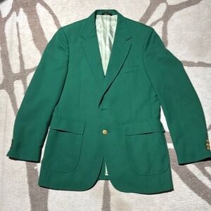 Vintage 1980s Retro Green Andhurst 2-Button Blazer Fits Like a 42R Made in USA